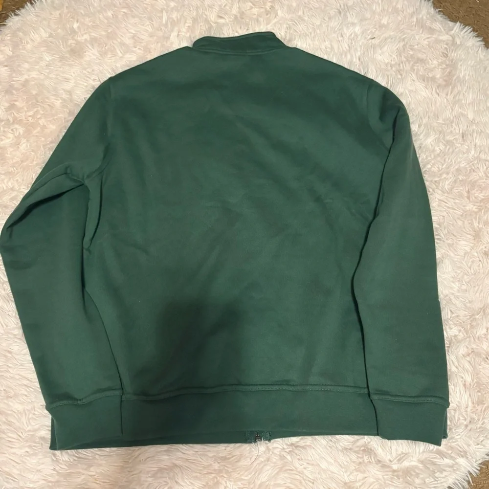 Irish Green Zip-Up Jacket XL Sweatshirt Clique Notre Dame Ireland